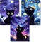 Diamond Painting Kits for Adults - 3 Pack Cat 5D Diamond Art Kits Full Drill Diamond Dots Paintings with Diamonds Gem Art and Crafts Home Decor 12x16inch